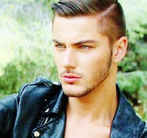 Male model with 'hunter-eyes'
