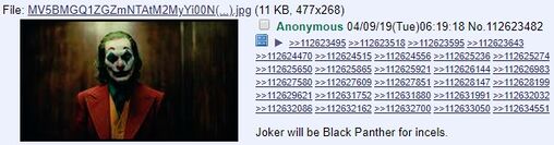 Joker (2019) Black Panther incels.jpg