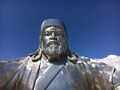 2017. Massive statue of Chinggis Khan at Tsonjin Boldog, North of Ulaanbaatar, Mongolia. Tsonjin Boldog is the place Chinggis found a golden whip, which led him to becoming the leader of Mongolia. (39.jpg