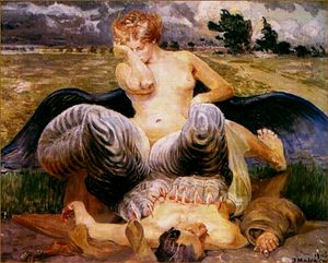 Malczewski Jacek Artysta i chimera.jpg